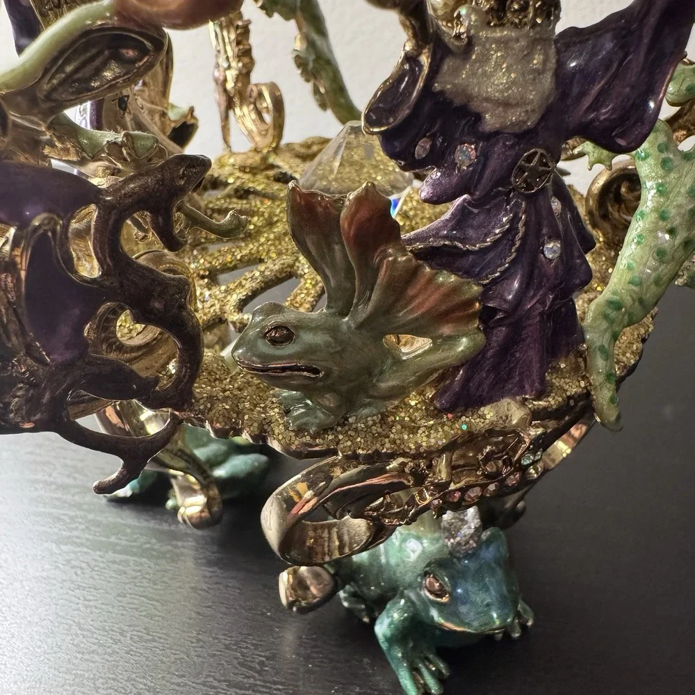 RARE Vintage‎ Kirks Folly Whimsical Wizard Candle Holder